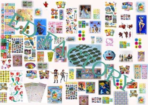 All Kinds Of Licensing  Pvc Sticker 